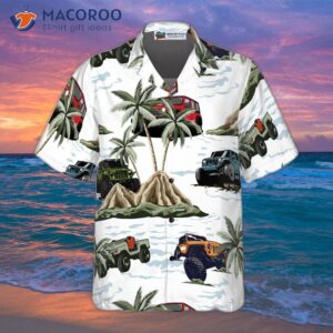 jeep car palm tree hawaiian shirt 2