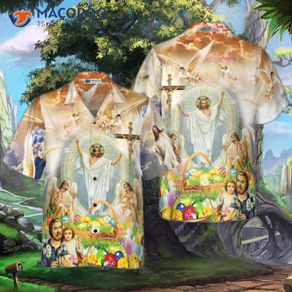 Jesus Is Wearing A Hawaiian Shirt For Easter.