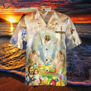 jesus is wearing a hawaiian shirt for easter 2