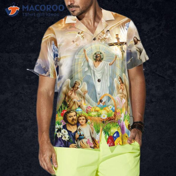 Jesus Is Wearing A Hawaiian Shirt For Easter.