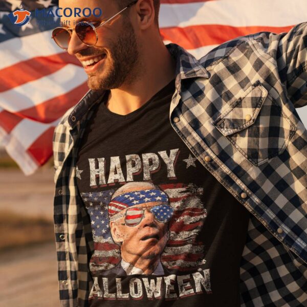 Joe Biden 4th Of July Shirt Happy Halloween Us American Flag