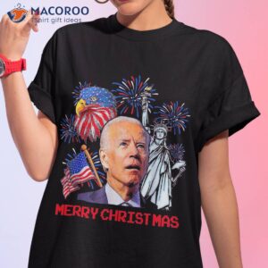 joe biden confused patriotic merry christmas for 4th of july shirt tshirt 1 1