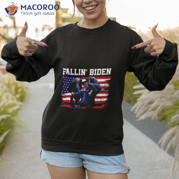 Joe Biden Falling Biden During Grad Funny Shirt