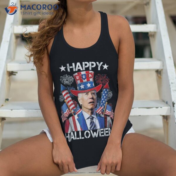 Joe Biden Happy Halloween Funny 4th Of July Shirt