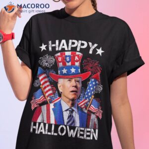 Joe Biden Happy Halloween Funny 4th Of July Shirt
