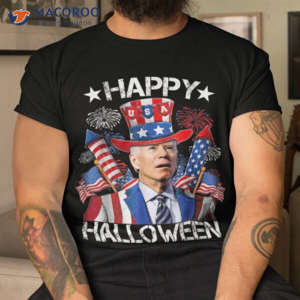 Joe Biden Happy Halloween Funny 4th Of July Shirt