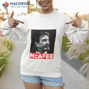 john vintage john mcafee shirt 2 sweatshirt