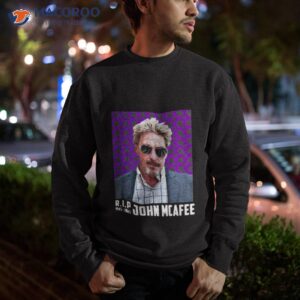 john wears glasses john mcafee shirt sweatshirt