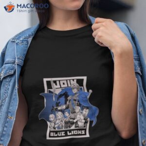 join blue lions anime art ashen wolves shirt tshirt