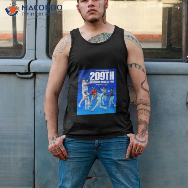 Josh Donaldson 209th Most Home Runs All Time Vintage Shirt