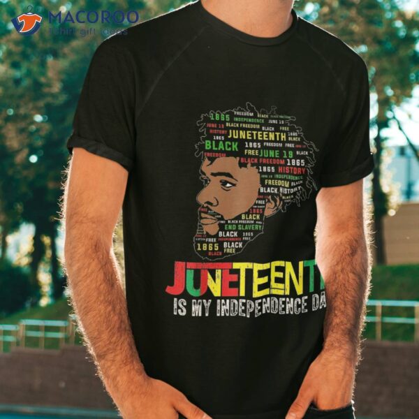 Juneteenth Celebrating Black Freedom 1865 African American Shirt