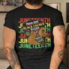 Juneteenth Proud Black Fathers Day History African Shirt