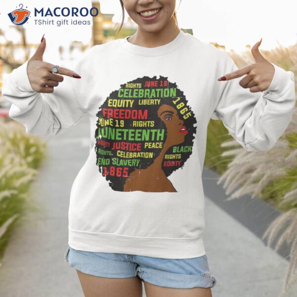 Juneteenth Tshirt Shirts African American Shirt