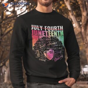 juneteenth tshirt shirts african american shirt sweatshirt