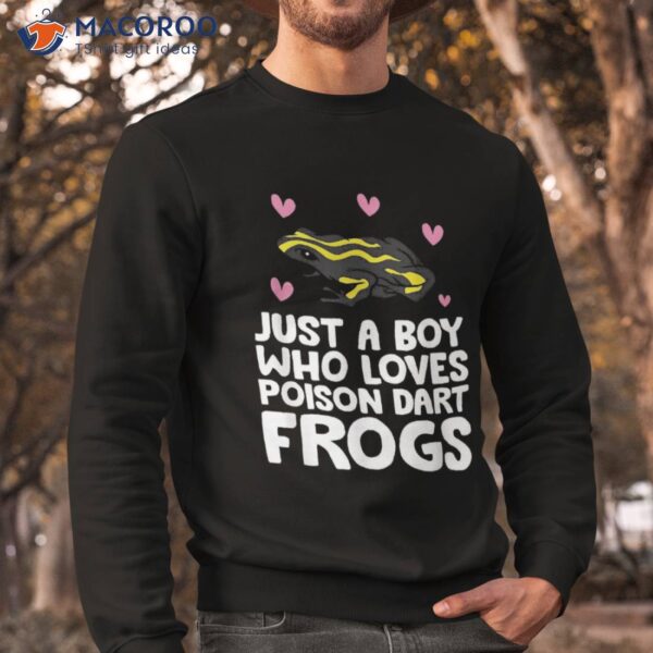 Just A Boy Who Loves Poison Dart Frogs Shirt