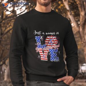 just a woman in love with dave matthew band and usa shirt sweatshirt