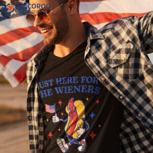 just here for the wieners shirt funny shirt 4th of july tshirt 3