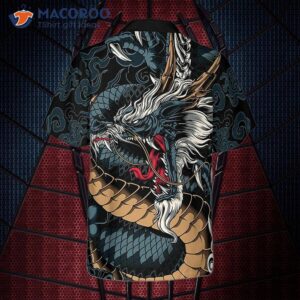 Kanagawa Dragon Hawaiian Shirt