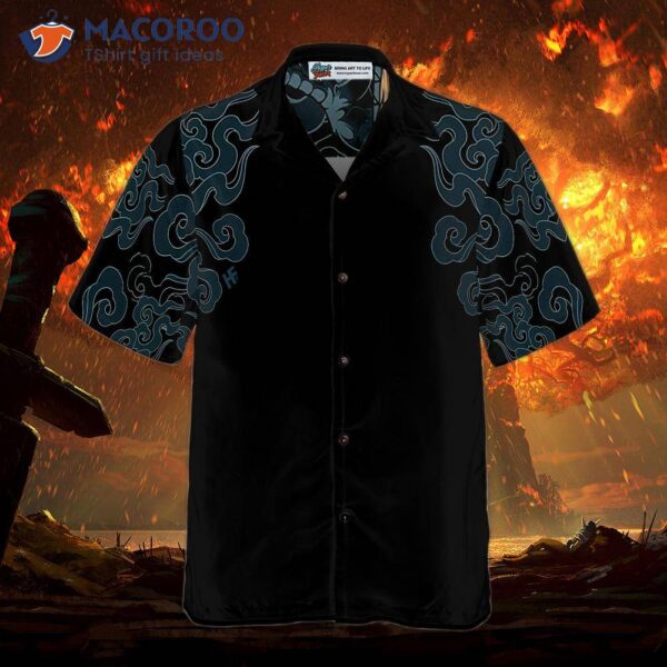 Kanagawa Dragon Hawaiian Shirt