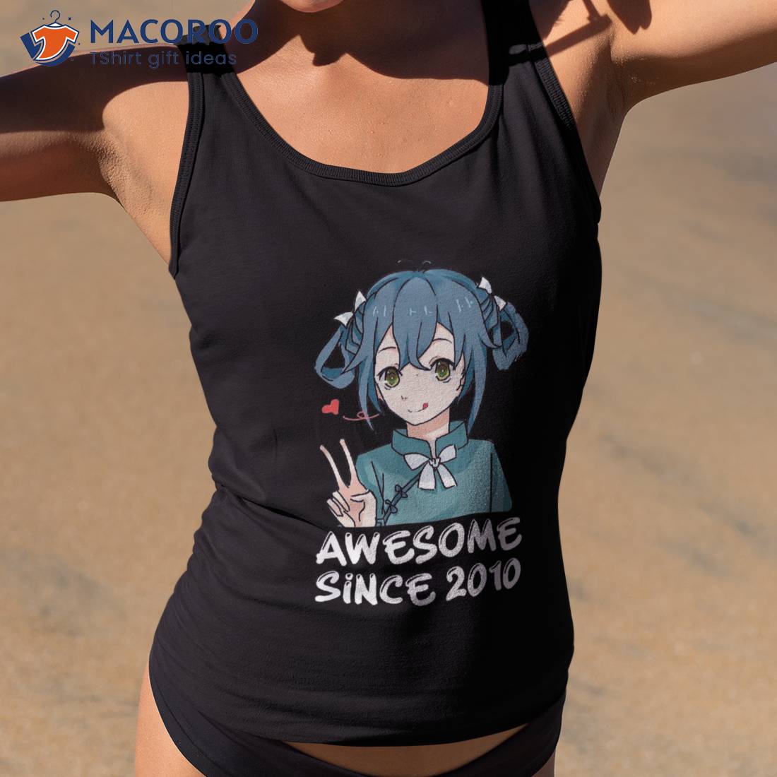 Custom Just A Girl Who Loves Anime Gifts For Teen Girls Anime Tank