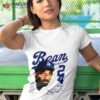 Kb Bean Kobe Bryant Los Angeles Dodgers Signature Shirt