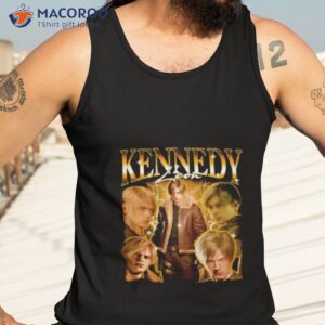 kennedy leon resident evil vintage shirt tank top 3