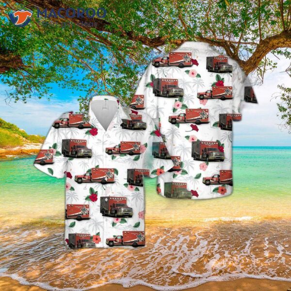 Kentucky Russell County Ems Hawaiian Shirt