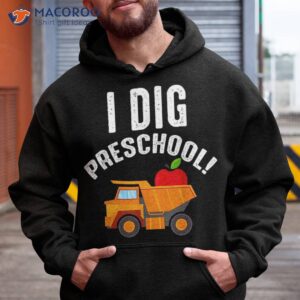 Kids I Dig Preschool Funny Trash Bin Trucker Back To School Shirt