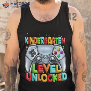 kindergarten back to school kids level unlocked shirt tank top