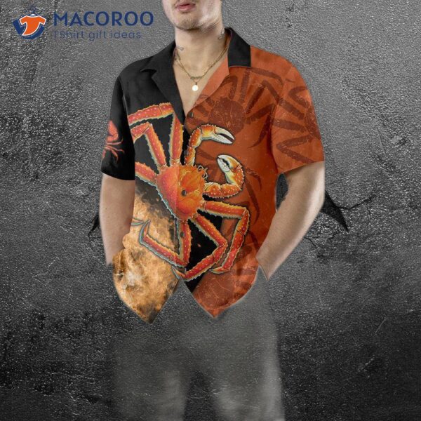 “king Crab Hawaiian Shirt: Cool Shirt For – King Gift”