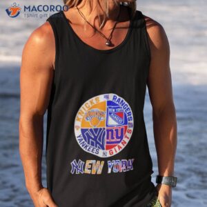 knicks rangers yankees and giants new york sport teams shirt tank top