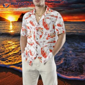 koi fish and cherry blossom hawaiian shirt 7