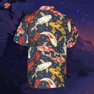 Koi Fish Pattern Version 1 Hawaiian Shirt