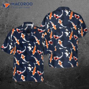 Koi Fish Pattern Version 3 Hawaiian Shirt