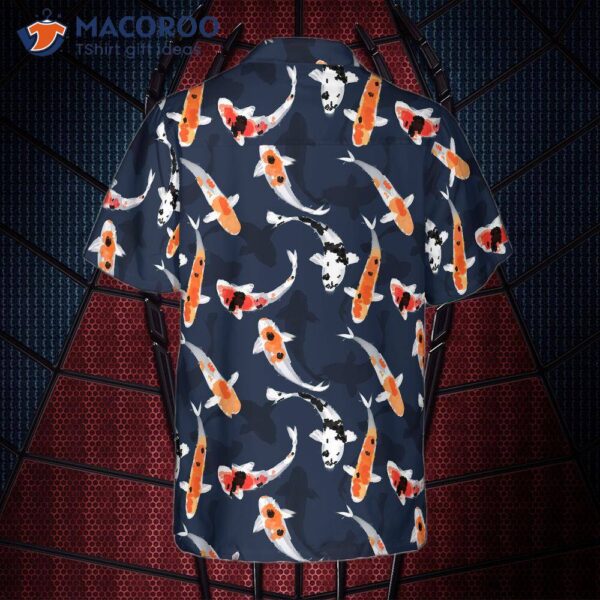 Koi Fish Pattern Version 3 Hawaiian Shirt