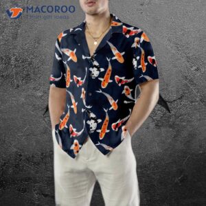 koi fish pattern version 3 hawaiian shirt 4