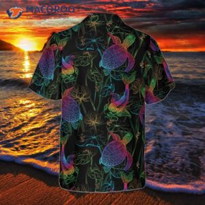 koi lotus and turtle hawaiian shirt 1