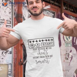 konami code cheats the moldy peaches shirt tshirt 1