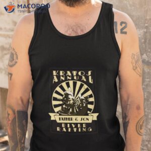 kratos father and son river rafting god of war shirt tank top