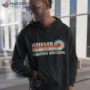 krieger surname retro vintage 80s 90s birthday reunion shirt hoodie 1