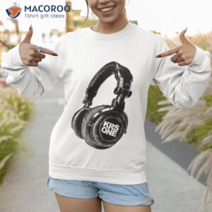 krs one retro headphones shirt sweatshirt