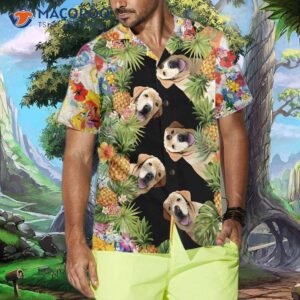 Labrador Retriever Aloha Hawaiian Shirt 3 labrador retriever aloha hawaiian shirt funny yellow shirt for amp 3