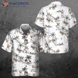 labrador retriever tropical pattern dog hawaiian shirt shirt for and best gift lover 0