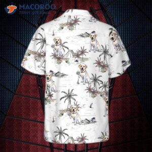 labrador retriever tropical pattern dog hawaiian shirt shirt for and best gift lover 1