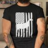 Lamancha Goat American Flag Usa Patriot Dad Shirt