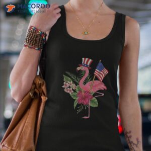 lamerica patriotic 4th of july flamingo american shirt tank top 4