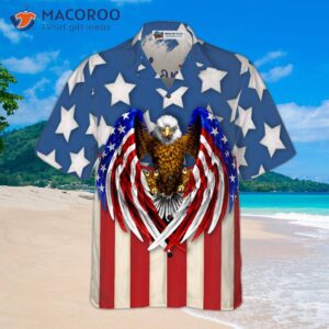 land of the free because brave hawaiian shirt 2