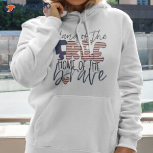 land of the free home of the brave retro america shirt hoodie 2