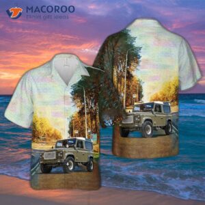 Land Rover Defender 90 Hawaiian Shirt