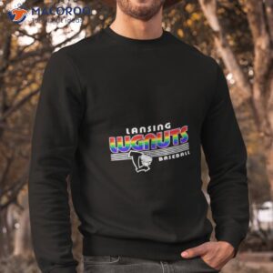 lansing lugnuts baseball pride lgbt shirt sweatshirt